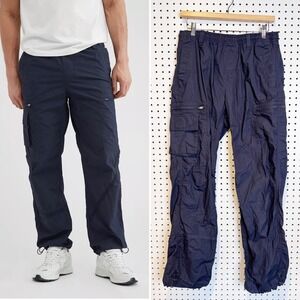 Standard Cloth | Seamed Cargo Pant in Dark Blue Navy‎ Size M